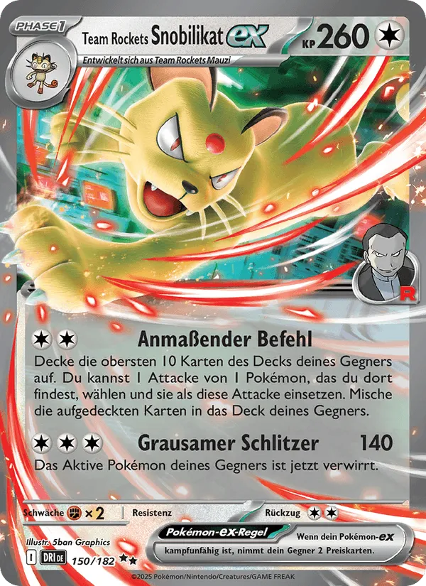 Team Rockets Snobilikat-ex · Ewige Rivalen 150/182