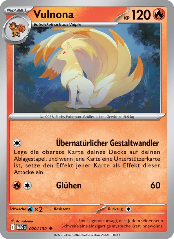 Vulnona · Mega-Entwicklung 020/132