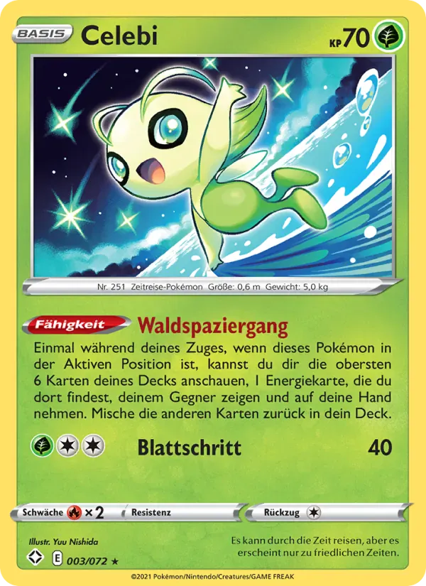 Celebi · Glänzendes Schicksal 3/72