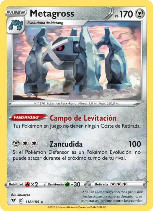 Metagross · Voltaje Vívido 118/185