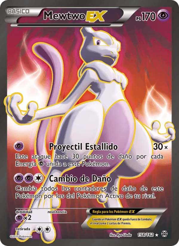 Mewtwo EX · Turbo Impulso 158/162