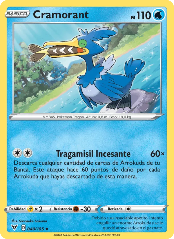 Cramorant · Voltaje Vívido 40/185