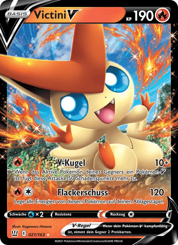 Victini V · Kampfstile 21/163