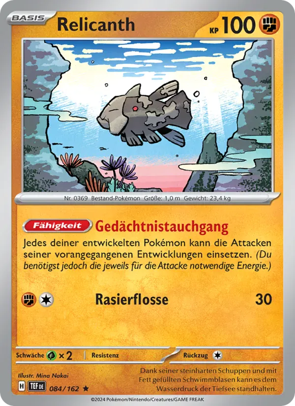 Relicanth · Gewalten der Zeit 084/162