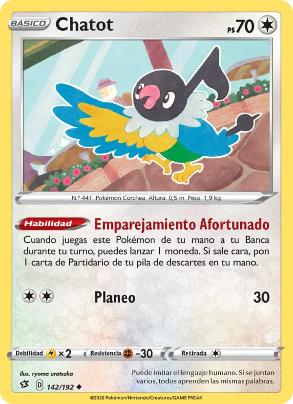Chatot · Choque Rebelde 142/192