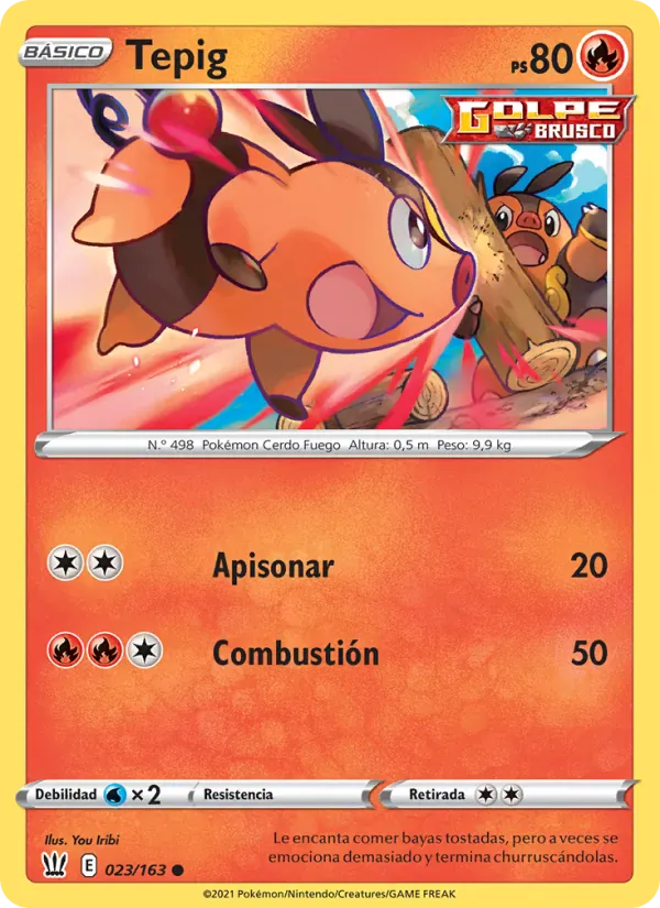 Tepig · Estilos de Combate 23/163