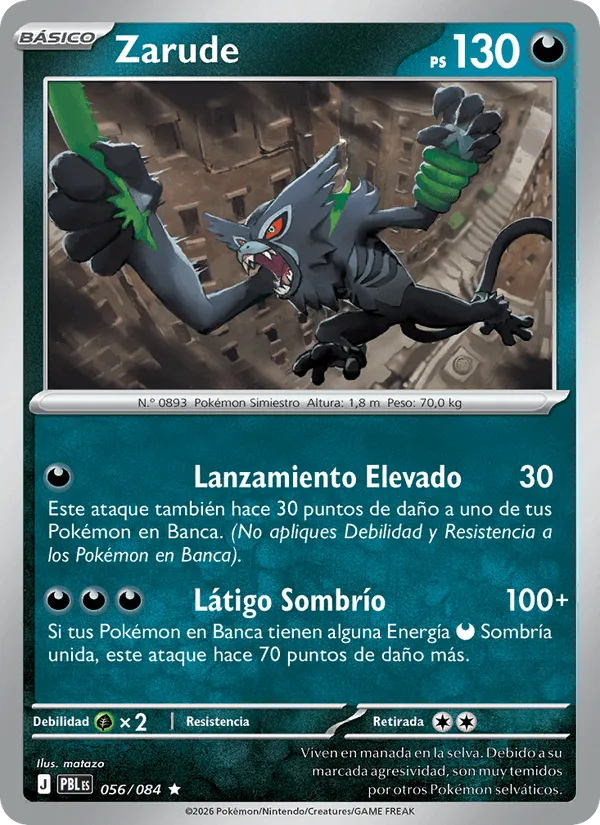 Zarude · Oscuridad Absoluta 056/84