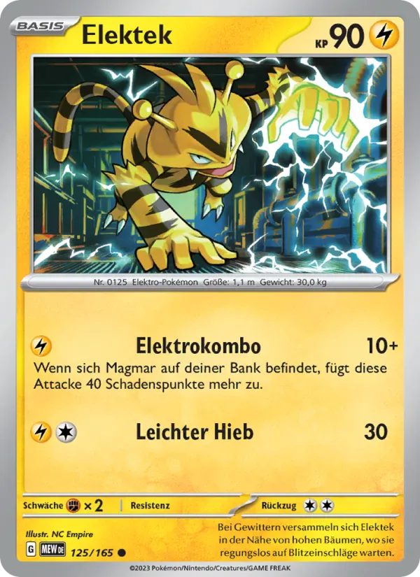 Elektek · 151 125/165