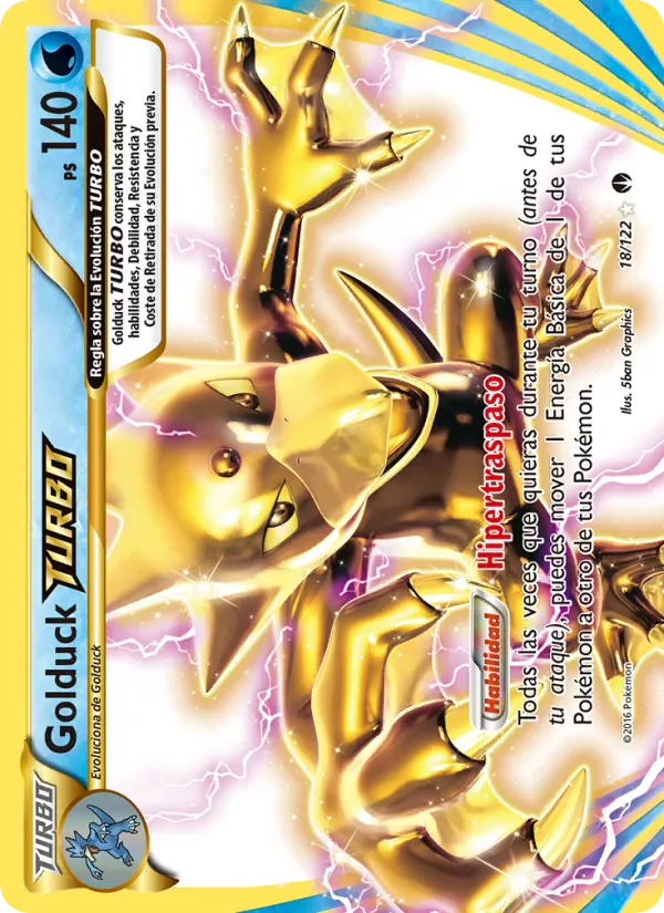 Golduck TURBO · TURBOLímite 18/122
