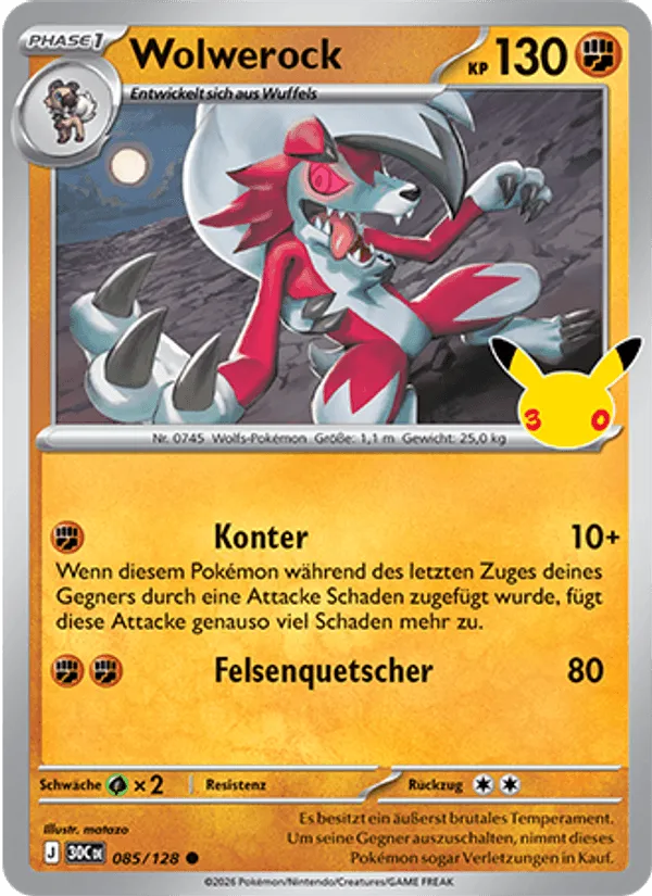 Wolwerock · 30 Jahre 085/128