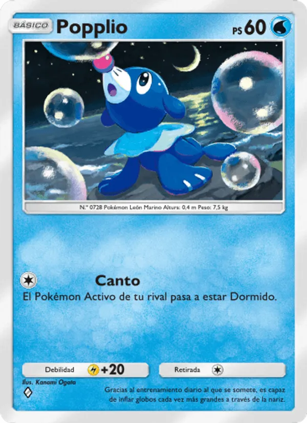 Popplio · Guardianes Celestiales 045/155