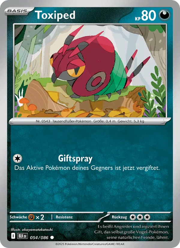 Toxiped · Schwarze Blitze 054/86