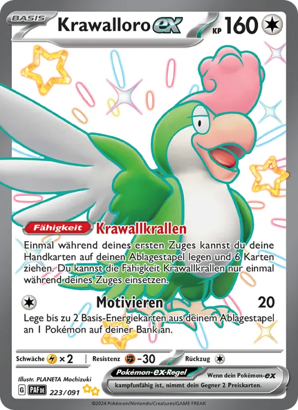 Krawalloro-ex · Paldeas Schicksale 223/91