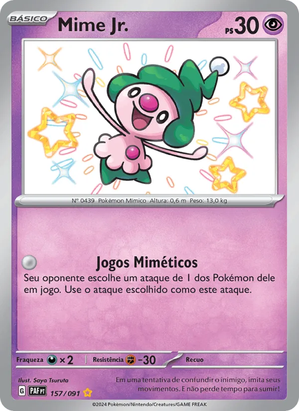 Mime Jr. · Destinos de Paldea 157/91