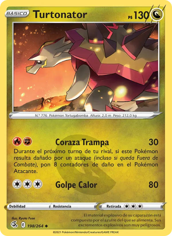 Turtonator · Golpe Fusión 198/264