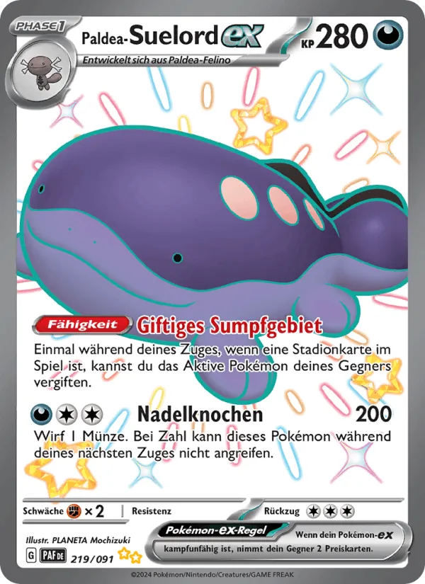 Paldea-Suelord-ex · Paldeas Schicksale 219/91
