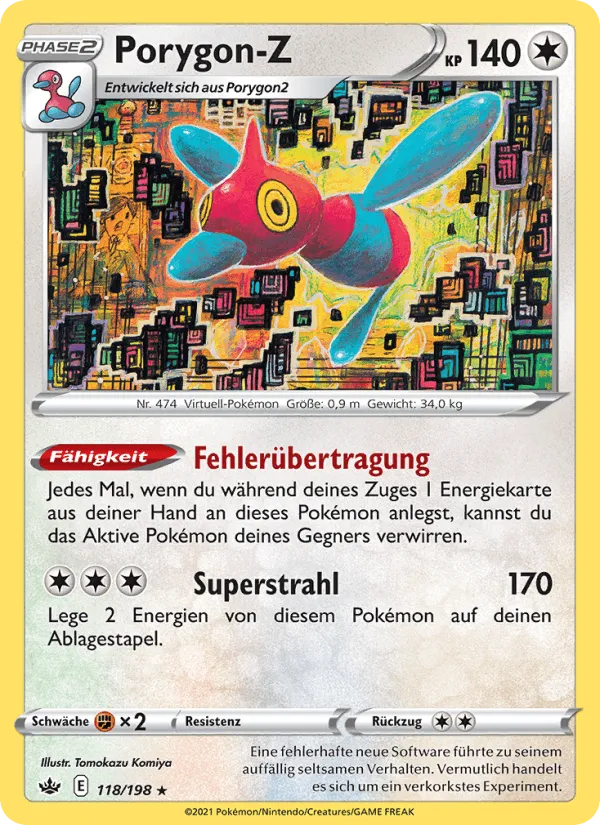 Porygon-Z · Schaurige Herrschaft 118/198
