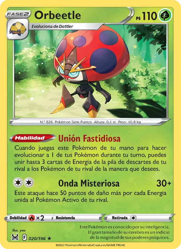 Orbeetle · Origen Perdido 020/196
