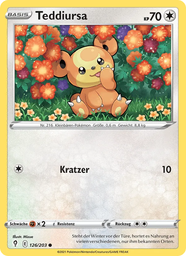 Teddiursa · Drachenwandel 126/203