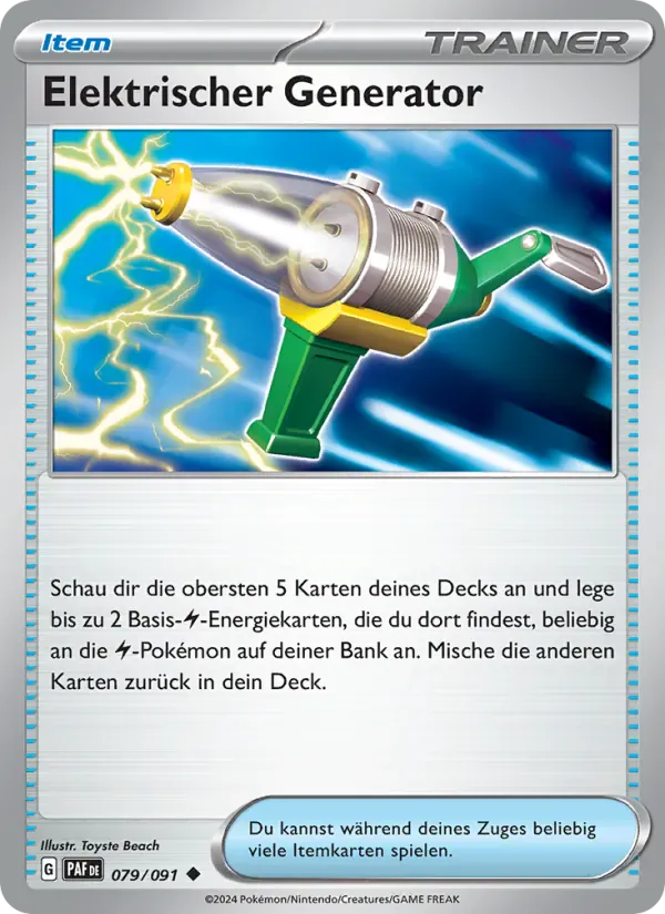 Elektrischer Generator · Paldeas Schicksale 079/91