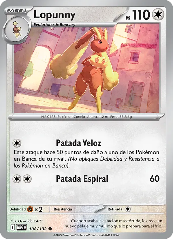 Lopunny · Megaevolución 108/132