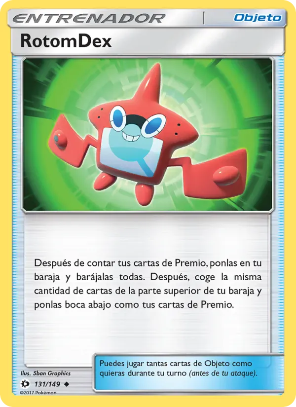RotomDex · Sol y Luna 131/149
