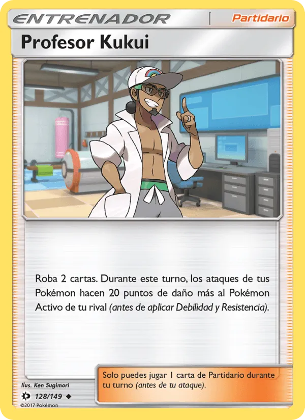 Profesor Kukui · Sol y Luna 128/149