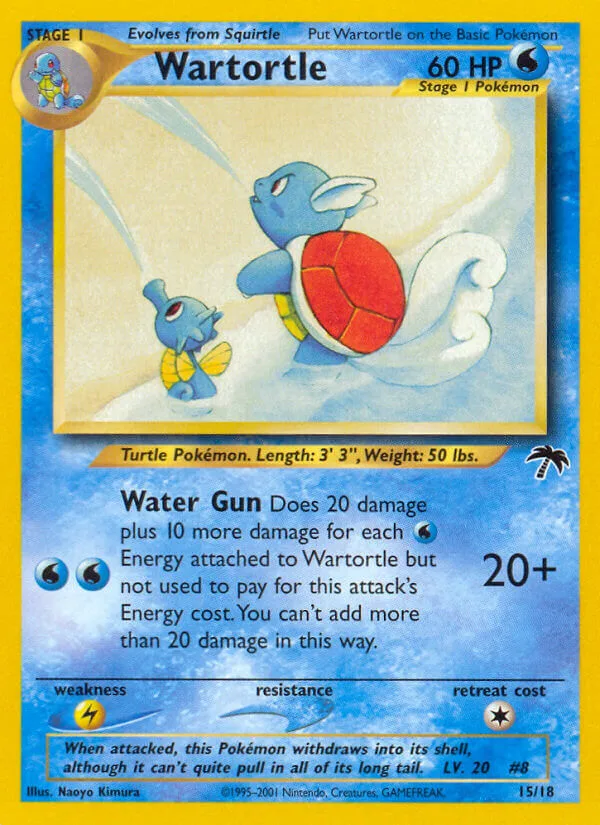 Wartortle · Southern Islands 15/18