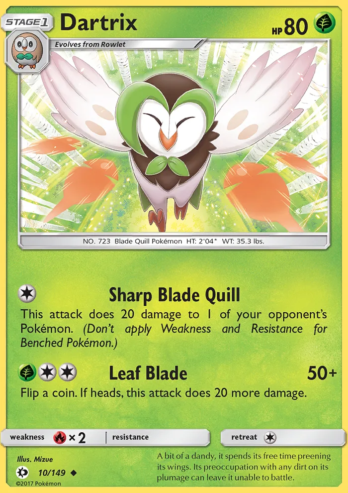 Dartrix · Sun & Moon 10/149