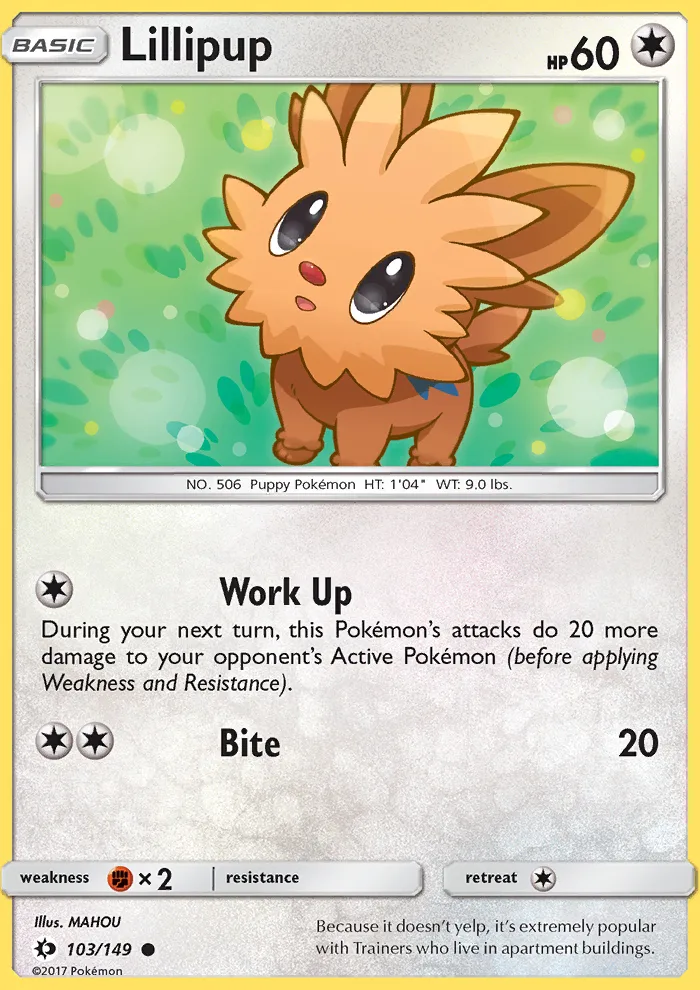 Lillipup · Sun & Moon 103/149