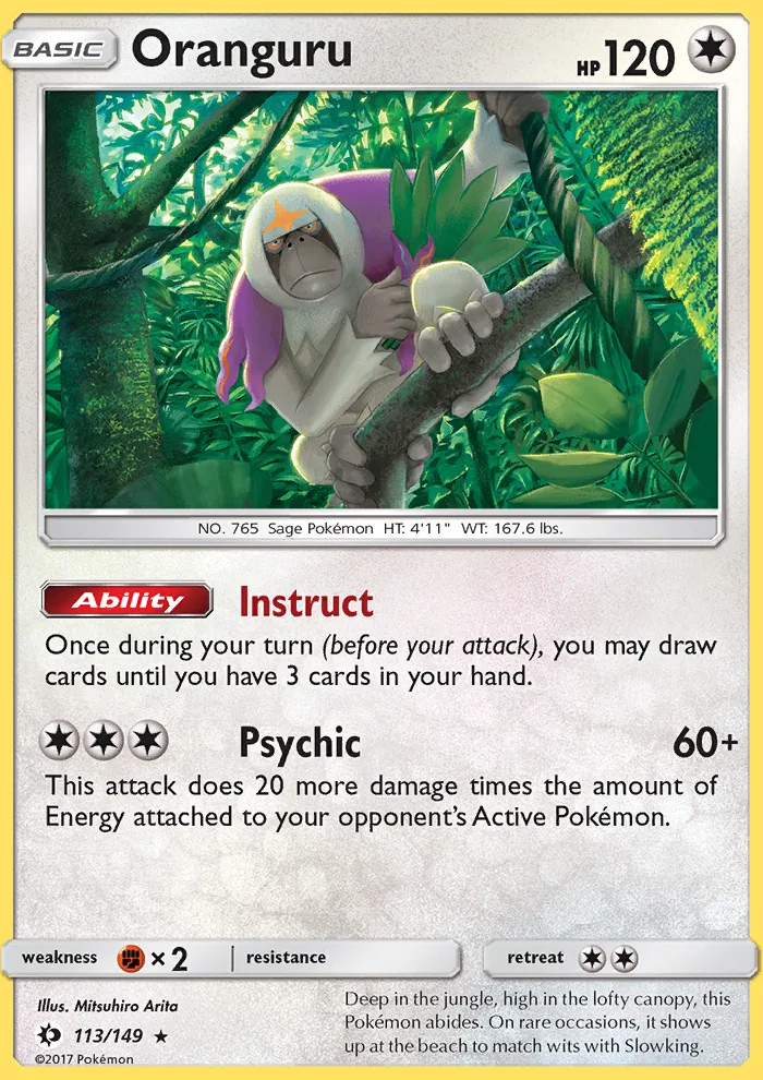Oranguru · Sun & Moon 113/149