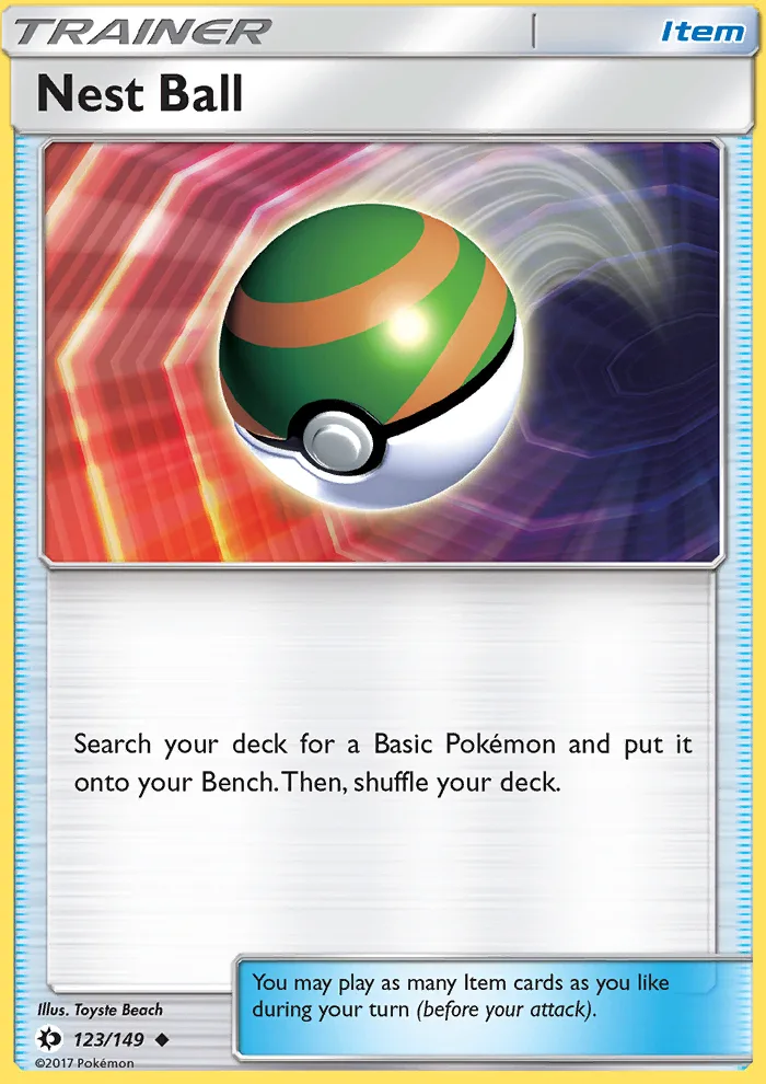 Nest Ball · Sun & Moon 123/149