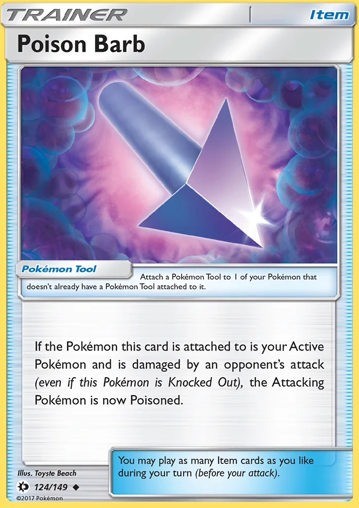Poison Barb · Sun & Moon 124/149
