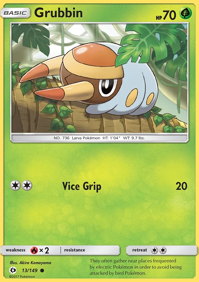 Grubbin · Sun & Moon 13/149