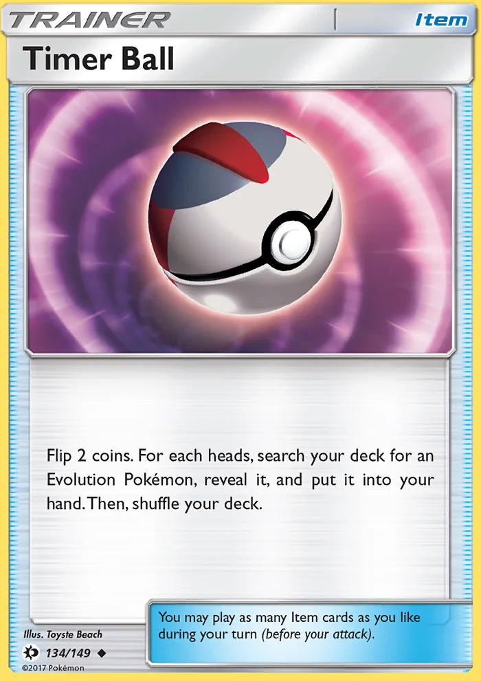 Timer Ball · Sun & Moon 134/149