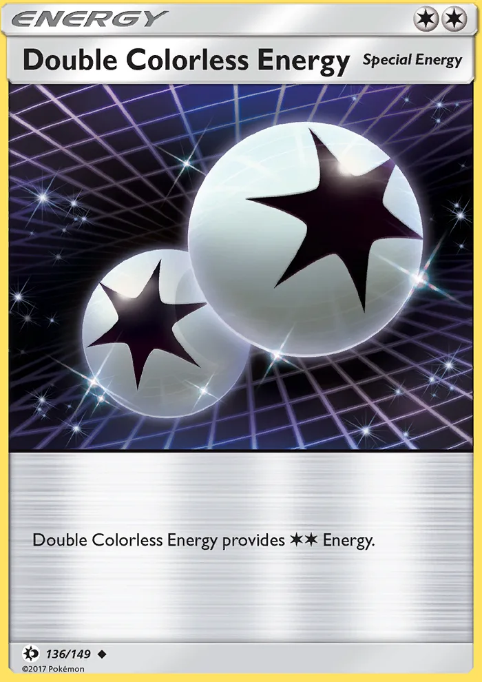 Double Colorless Energy · Sun & Moon 136/149