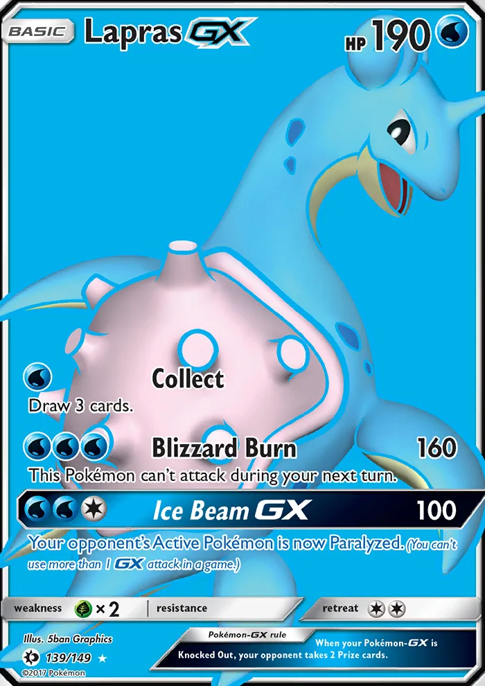 Lapras GX · Sun & Moon 139/149