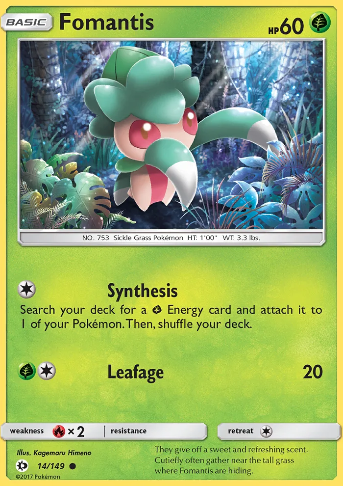 Fomantis · Sun & Moon 14/149