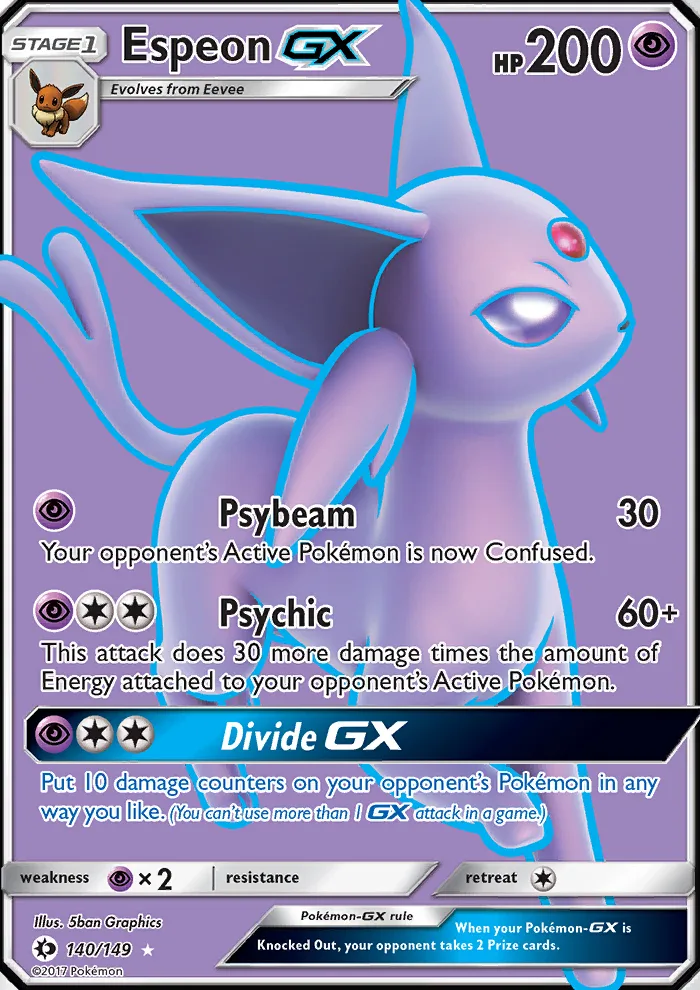 Espeon GX · Sun & Moon 140/149