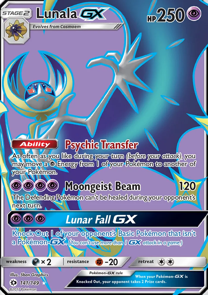 Lunala GX · Sun & Moon 141/149