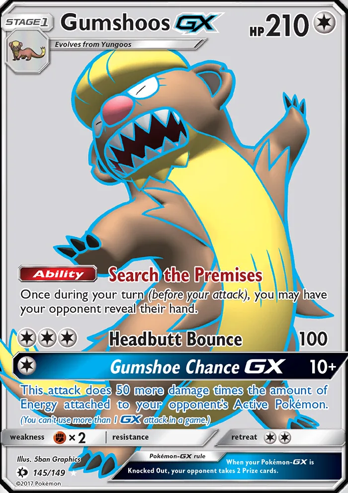 Gumshoos GX · Sun & Moon 145/149