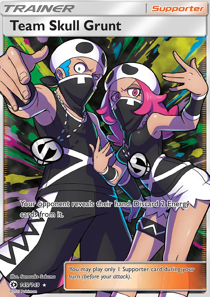 Team Skull Grunt · Sun & Moon 149/149