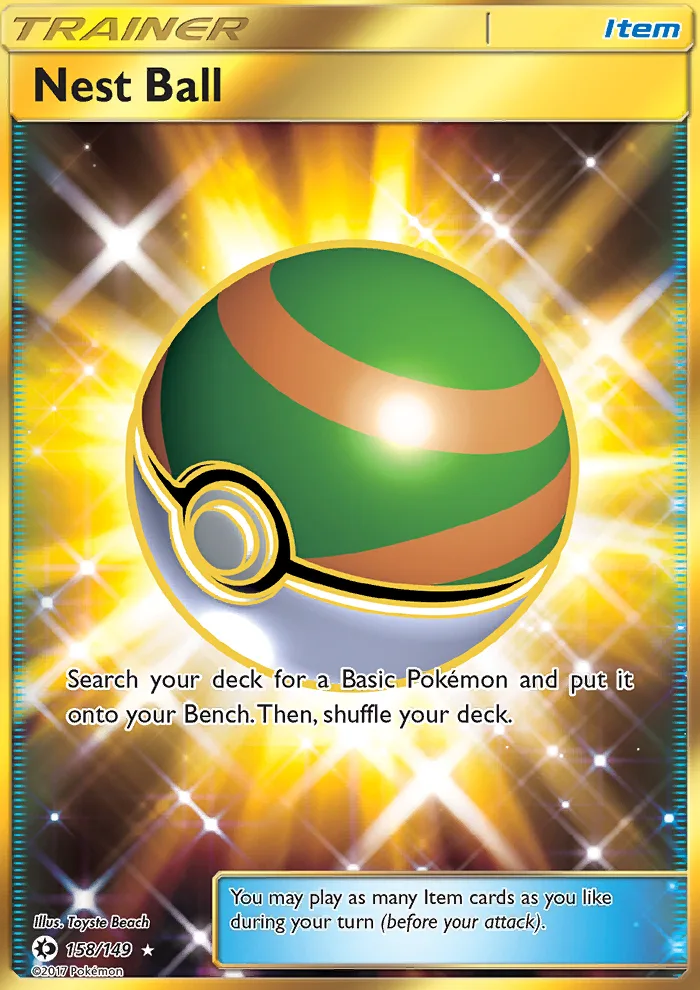 Nest Ball · Sun & Moon 158/149