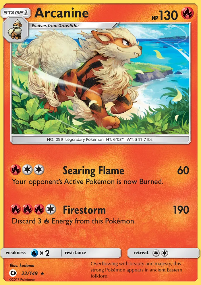 Arcanine · Sun & Moon 22/149