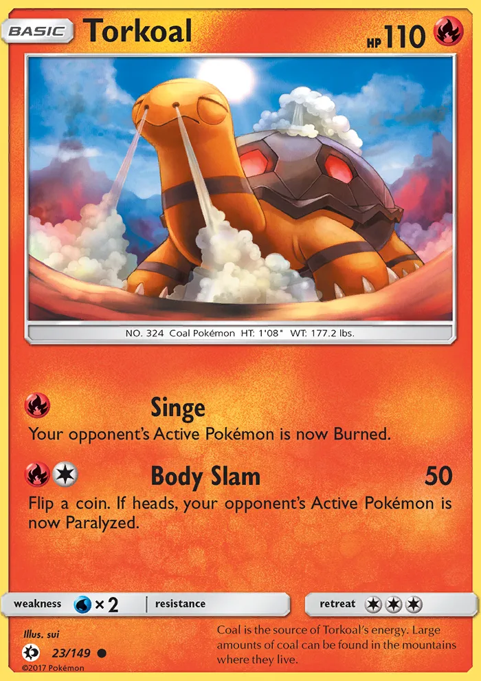 Torkoal · Sun & Moon 23/149