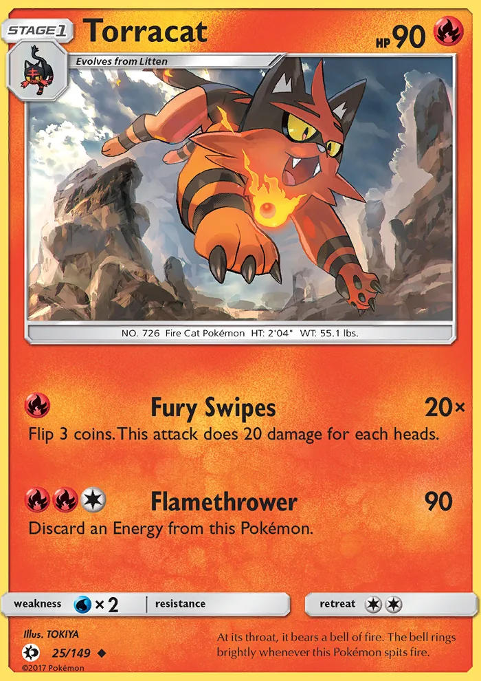 Torracat · Sun & Moon 25/149