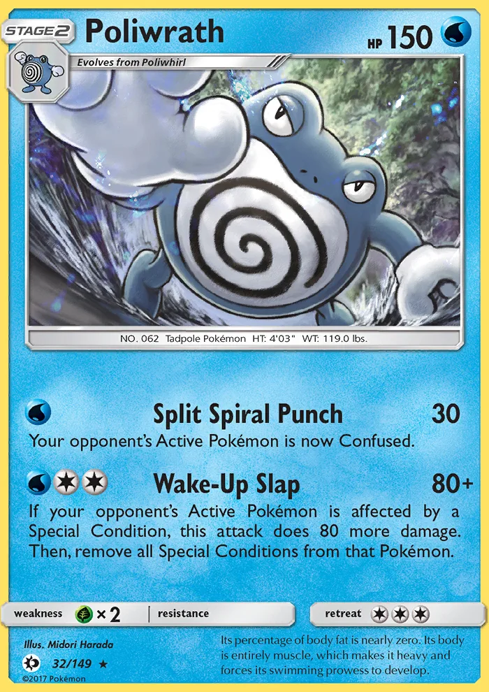 Poliwrath · Sun & Moon 32/149