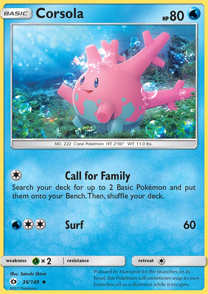 Corsola · Sun & Moon 36/149