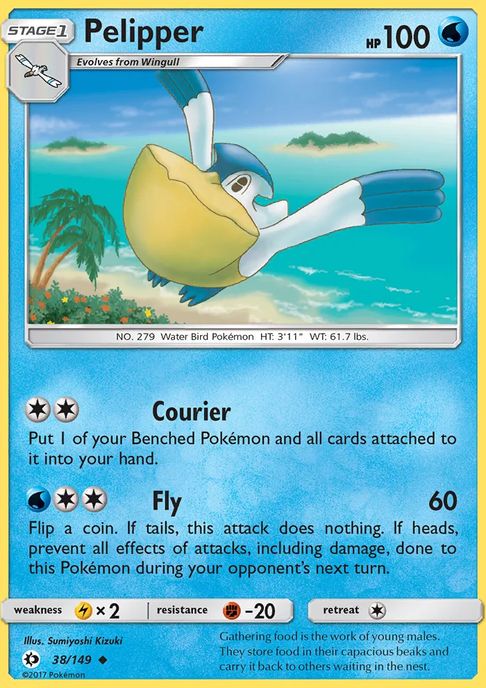 Pelipper · Sun & Moon 38/149