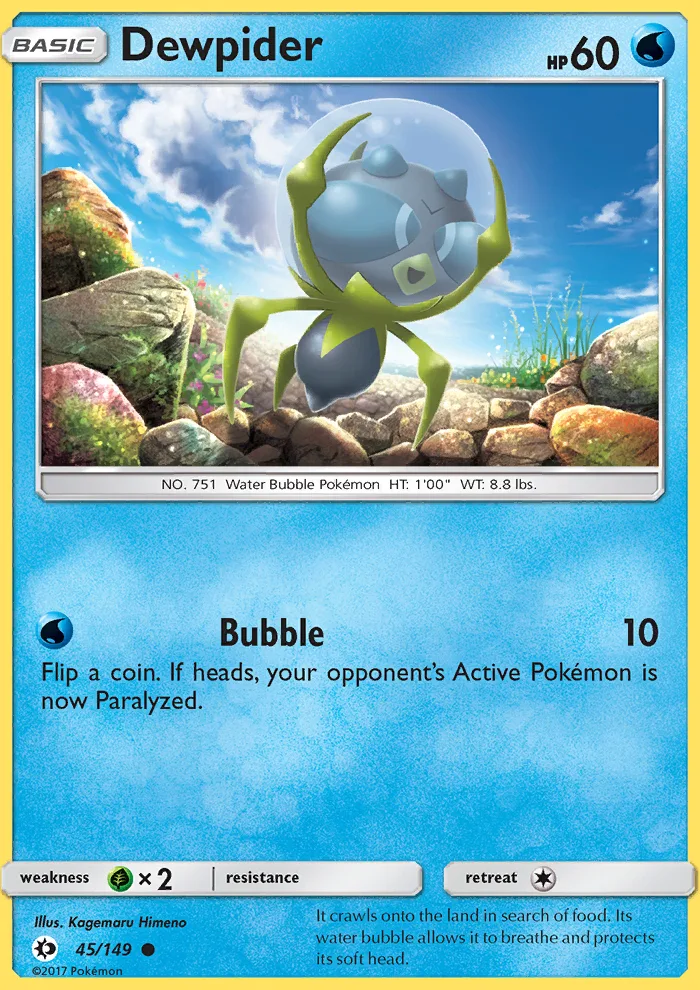 Dewpider · Sun & Moon 45/149